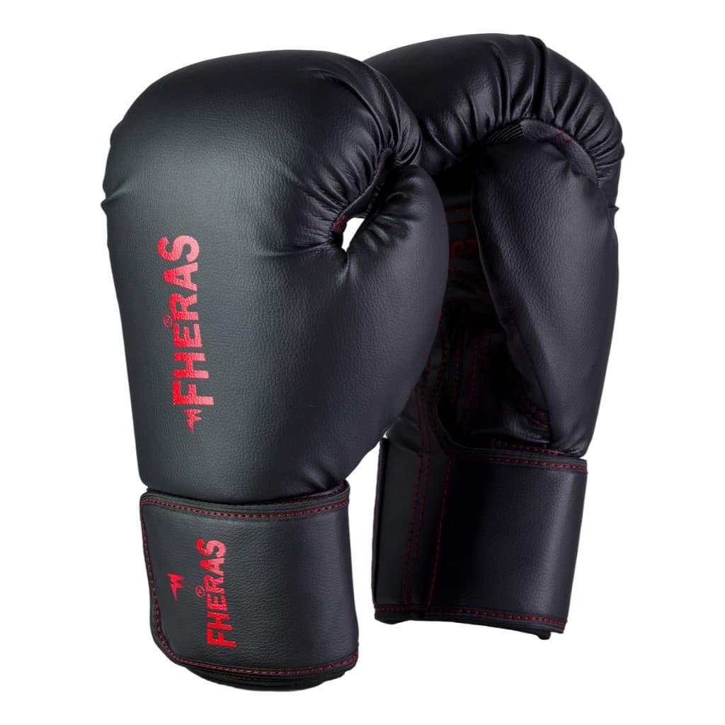 Par de Luvas Fheras Pro Black Muay Thai - Original - Artes Marciais e Defesa Pessoal