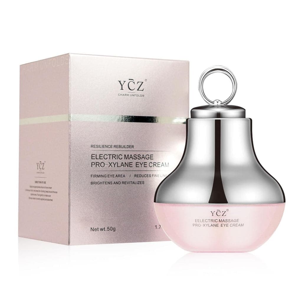 Izzy Electric Massage Eye Cream, um creme para os olhos 2 em 1 que firma e hidrata, combate olheiras e linhas finas, hid