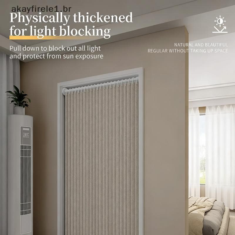 akayfirele1 Cortina De Porta Dobrável Sem Furo Instalação Decoração De Casa Elegante Divisor De Quarto Privacidade Para