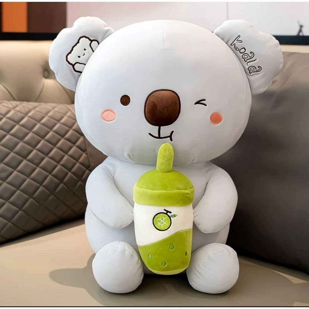 Pelúcia Koala 35 CM/ 50 CM  Fofo Com Copo Macio Decorativo Para Quarto Sofá Presente Infantil Envio Imediato