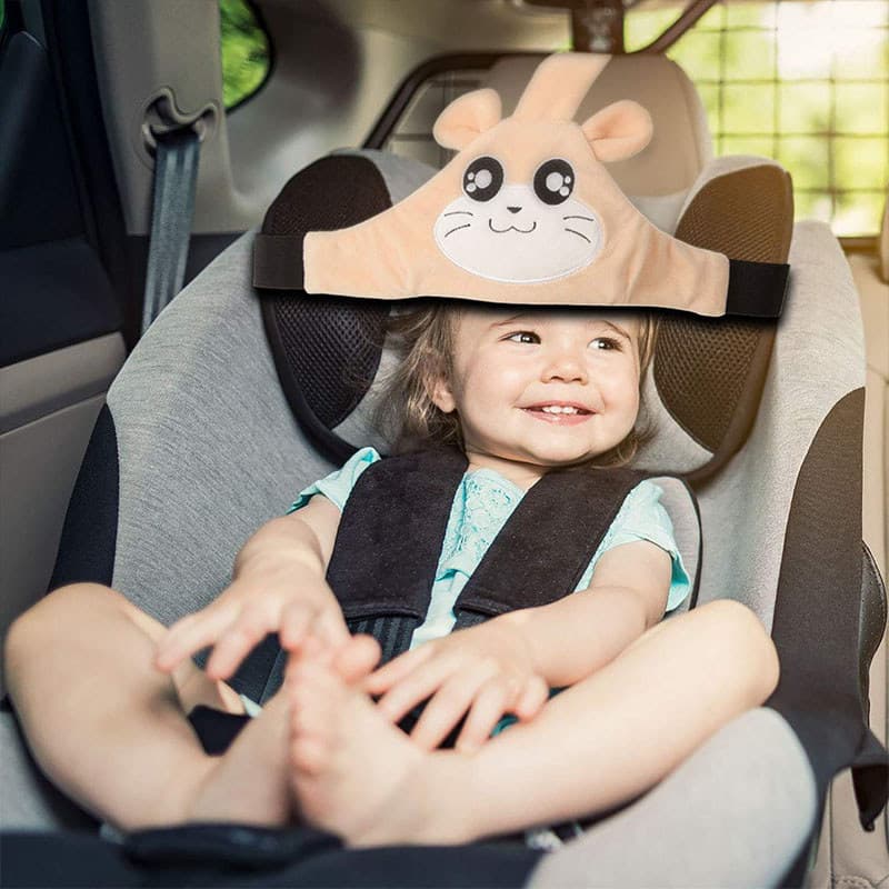Cinto de fixação de cabeça de carro infantil assento de segurança Universal carrinho de bebê viagem sonolento ferramenta