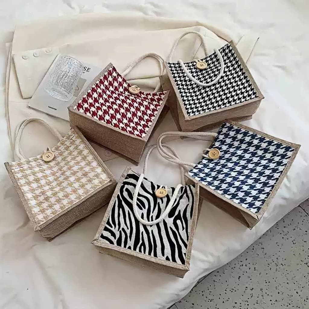 Bolsa de lona feminina bolsa 2026 novo estilo grande capacidade bolsa de linho feminina ins trabalho Commuter sacola