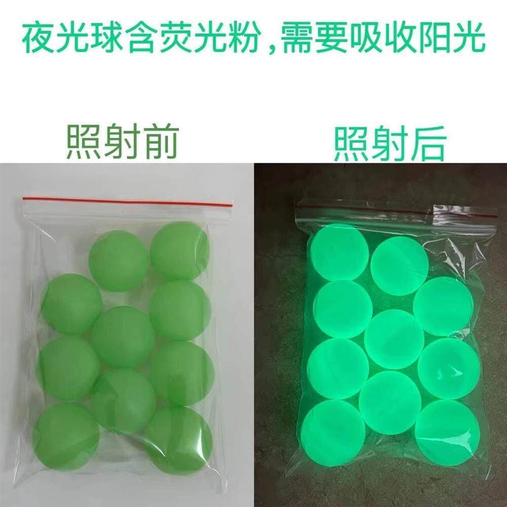 Novo tênis de mesa luminoso fluorescente luminoso abs Material esportes ao ar livre Fitness entretenimento bola noite du