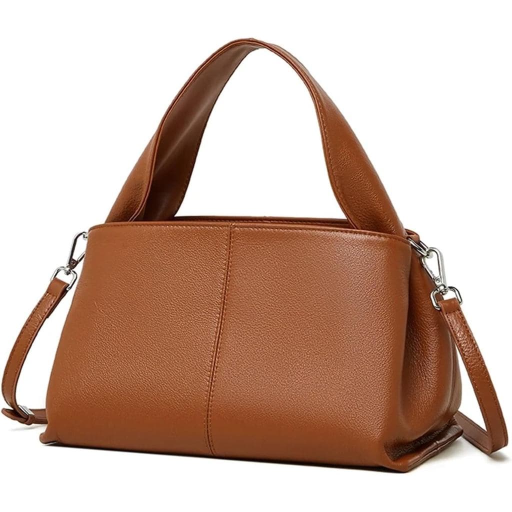 Bolsas de Mão em Couro Genuíno de Vaca para Mulheres 2025, Bolsas de Designer de Luxo, Bolsas Cloud, Hobo, Bolsas de Omb