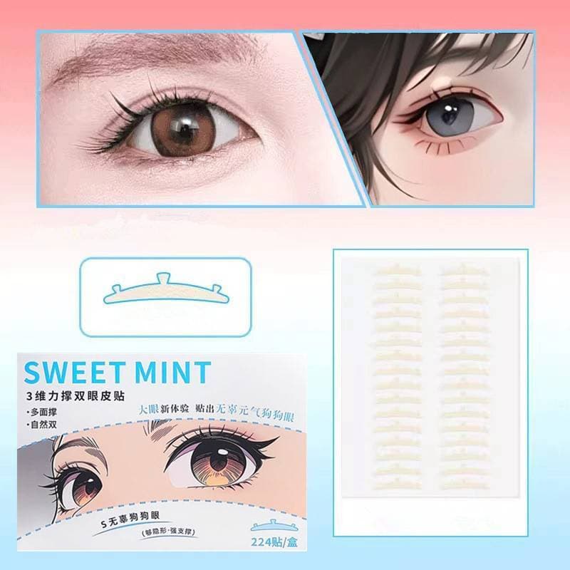[beautifulhome] Fita Para Levantar Pálpebras Tiras Invisíveis Dupla Face Olhos Com Capuz Adesivo Forte Levantamento Dura