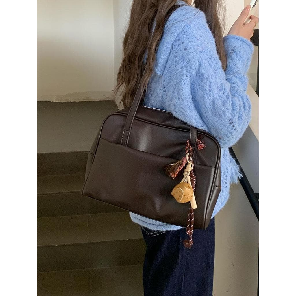 Versão coreana bolsa de ombro de grande capacidade senhoras primavera verão 2025 novo estilo Retro axilas saco All-Match