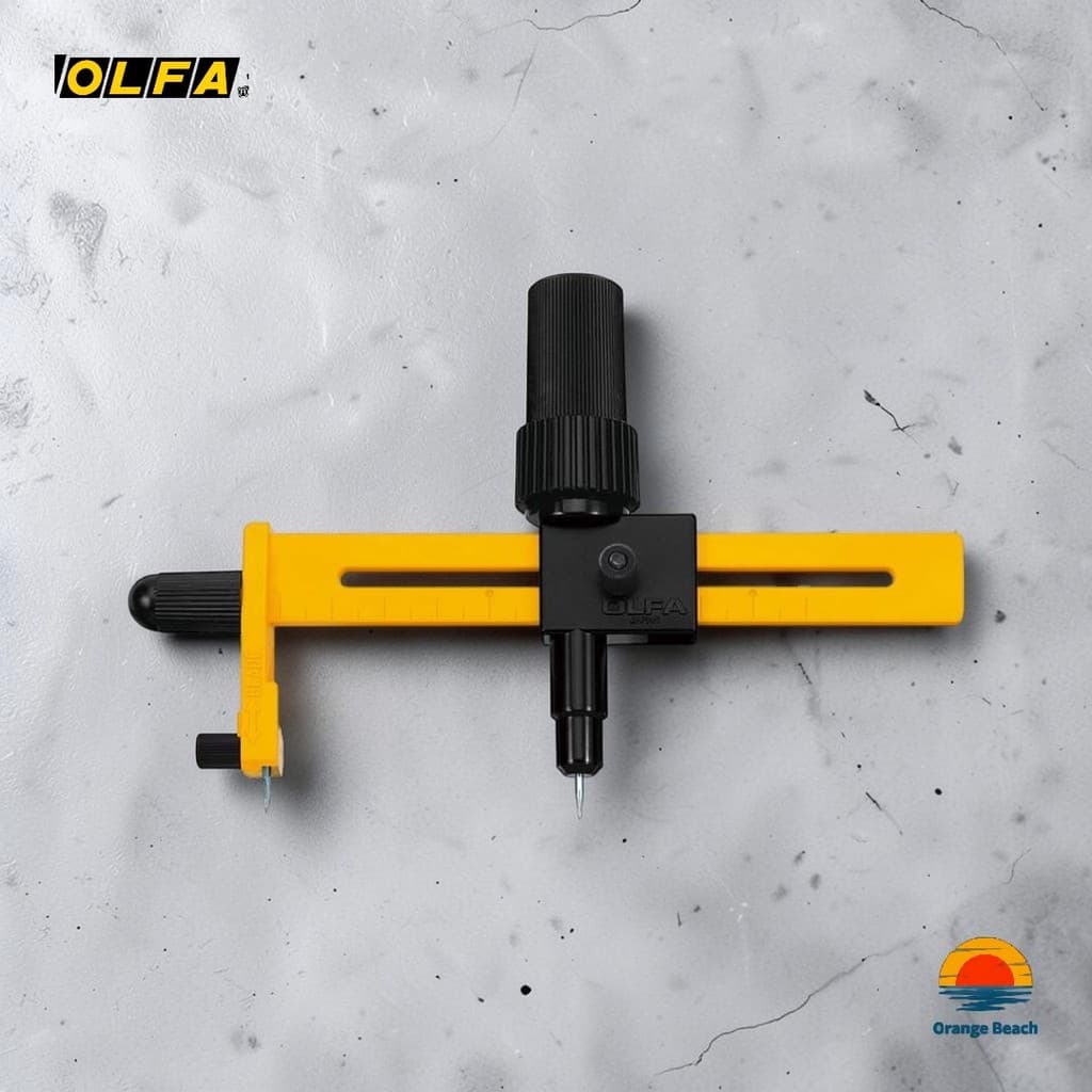 OLFA Compasso Cortador Ratchet 189B/Corte Circular 16-220mm/Placa Antiperforacao/Japao