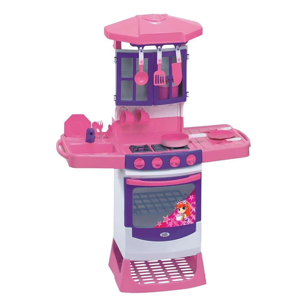 Cozinha Magica C/ Cx Parda - Magic Toys - 8000p Cor Rosa