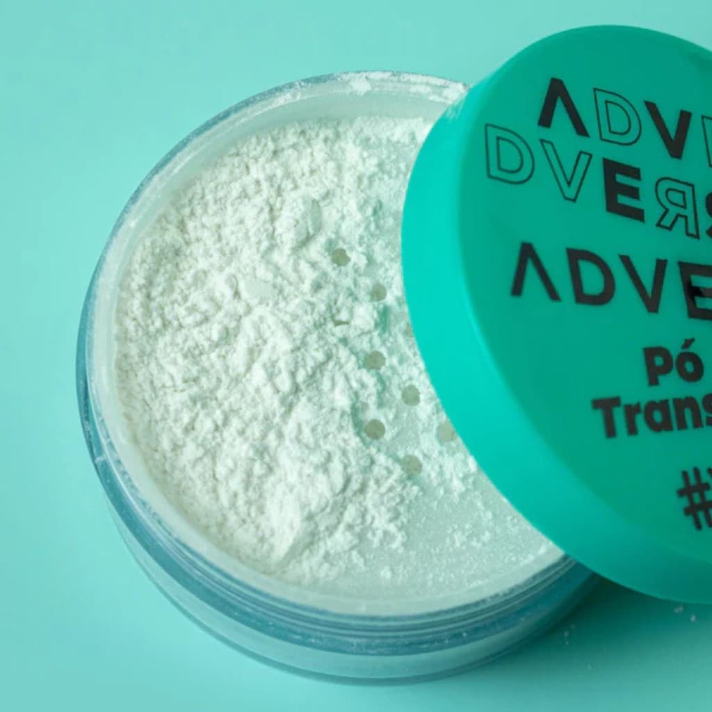 Pó Facial Translúcido Vegano Incolor Adversa 18gr