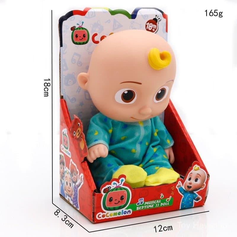 Boneca de Vinil Cocomelon Música JOJO Brinquedos de Desenho Animado para Bebês I9RT