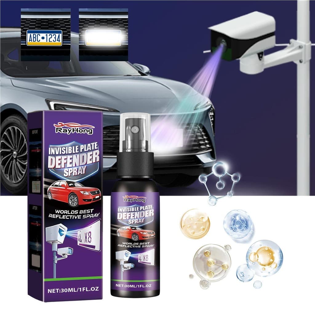 Número Da Placa De Licença Do Carro Spray Corretivo Invisível Revestimento Transparente Casaco cupionbr