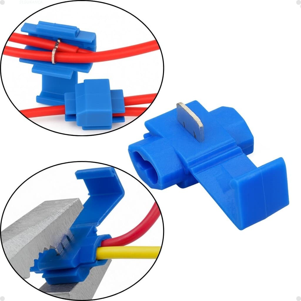 DERIVACAO AZUL EMENDA 0,75 A 2,50MM CONECTOR 10 PEÇAS