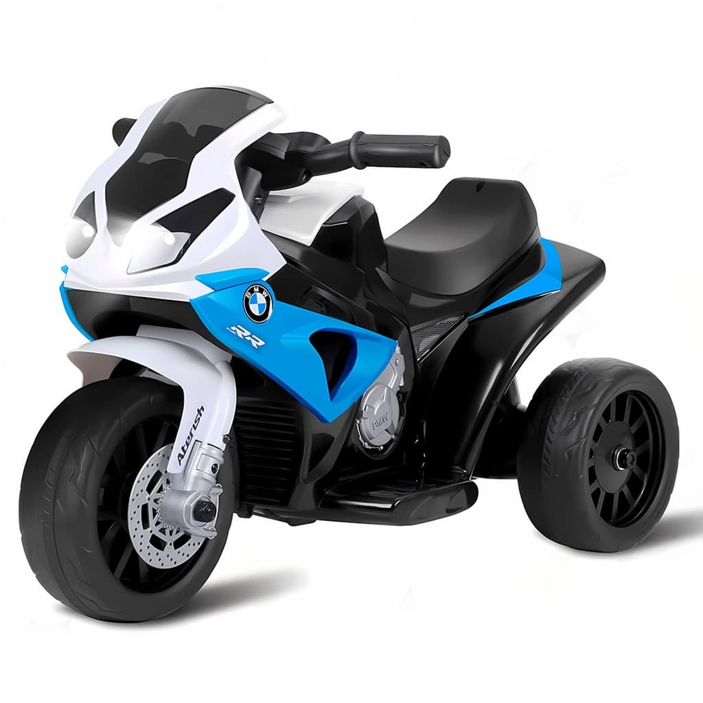Motinho Elétrica Infantil Moto Esportiva BMW S1000rr Com Luz E Som 3 Rodas Menino Azul - Zippy Toys