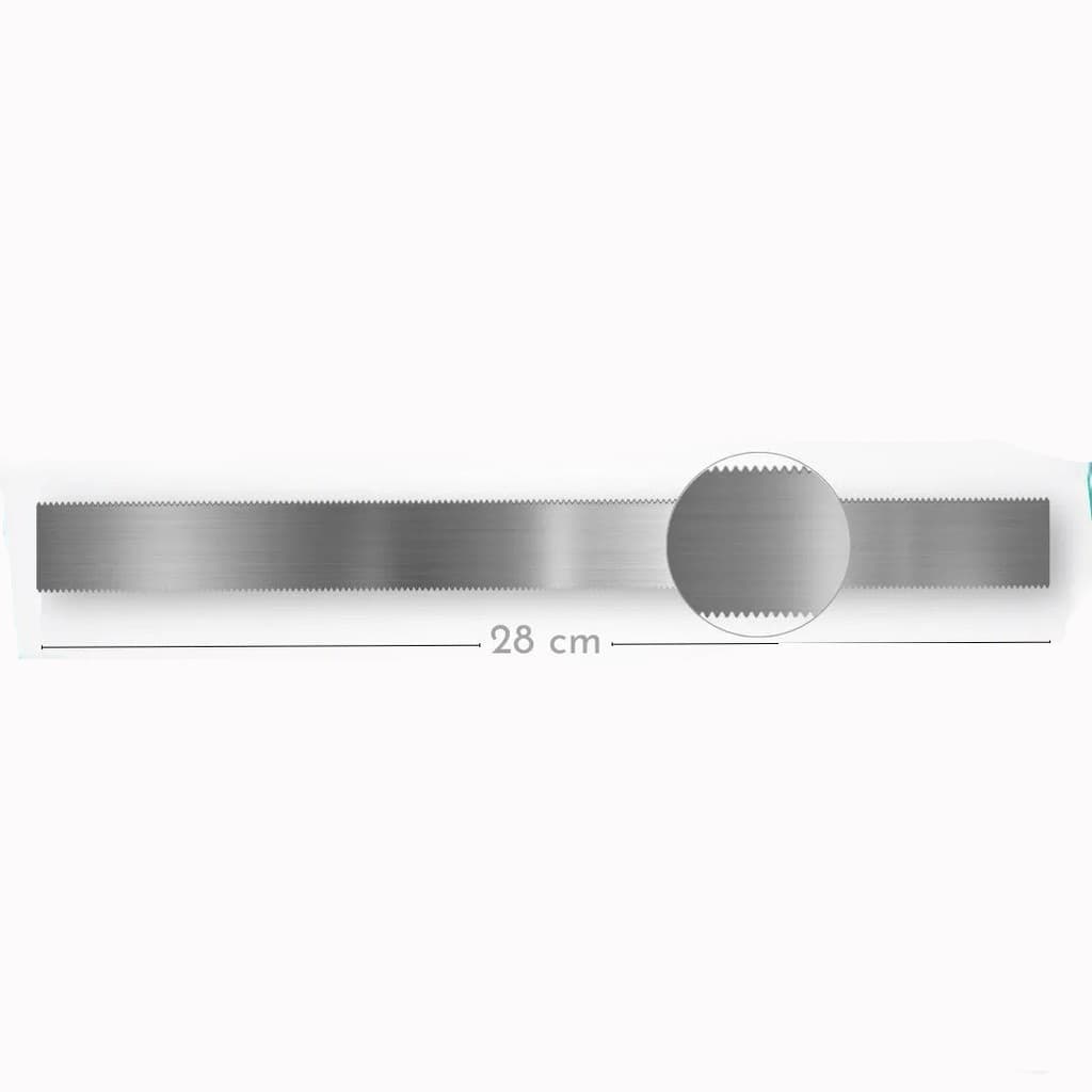 Lâmina Dentada para Cola/adesivo para pisos Vinlicos 28cm Aço PT0,5 Refil para DA4 - Dupol