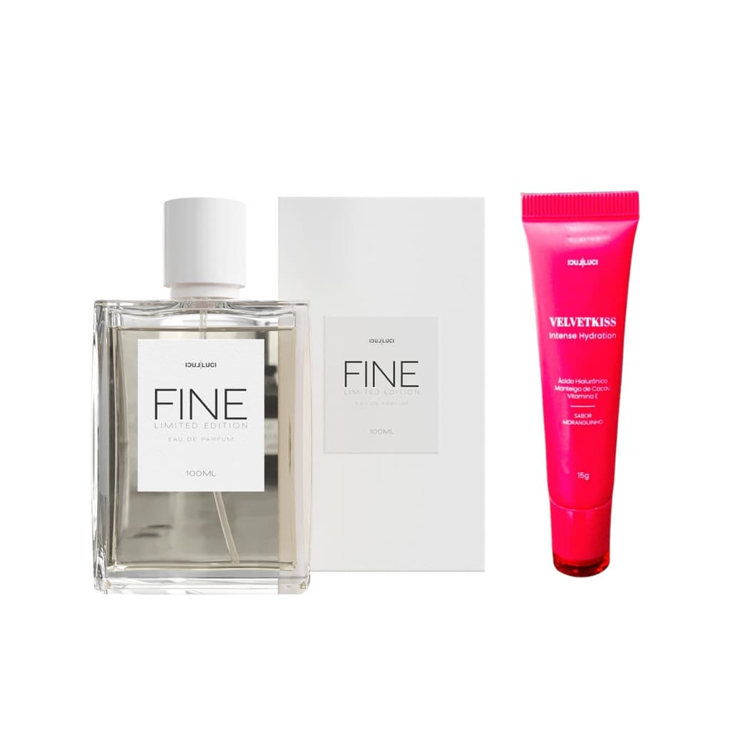 Perfume F64 Luci Luci 100ml C/ Hidratante Labial Moranguinho Original