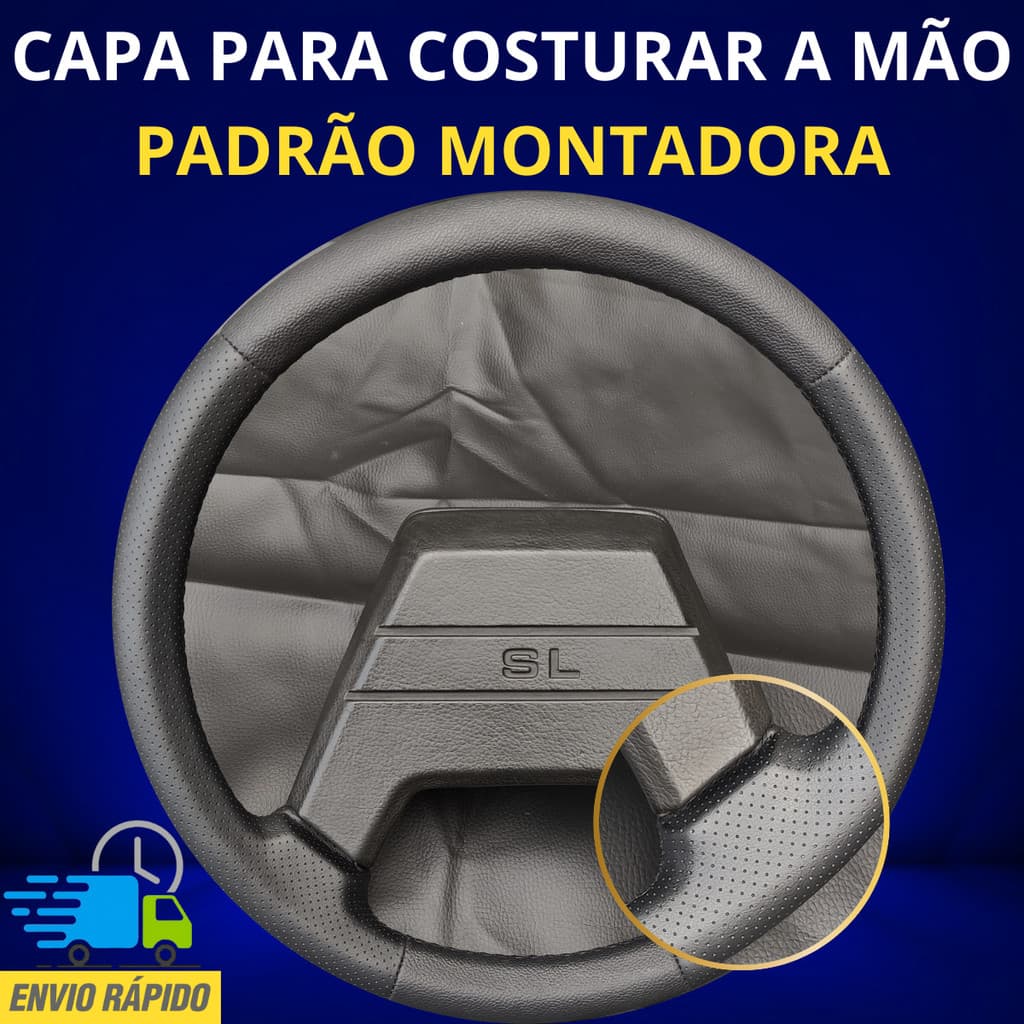 Capa Revestimento de Volante Costurada Chevette 84 a 94
