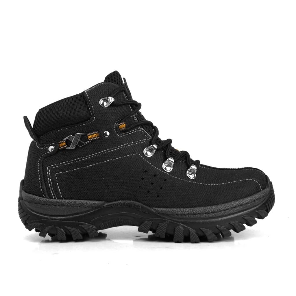 COTURNO MASCULINO TÊNIS ADVENTURE COURO LEVE MACIO ECOLÓGICO SOLADO COSTURADO RESISTENDE TRILHAS