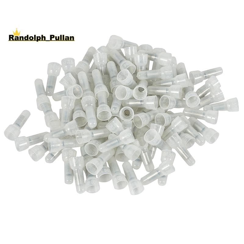 100pcs Tampa De Extremidade Fechada De Nylon Conectores Isolados Terminal De Crimpagem De Fio 16-14 AWG