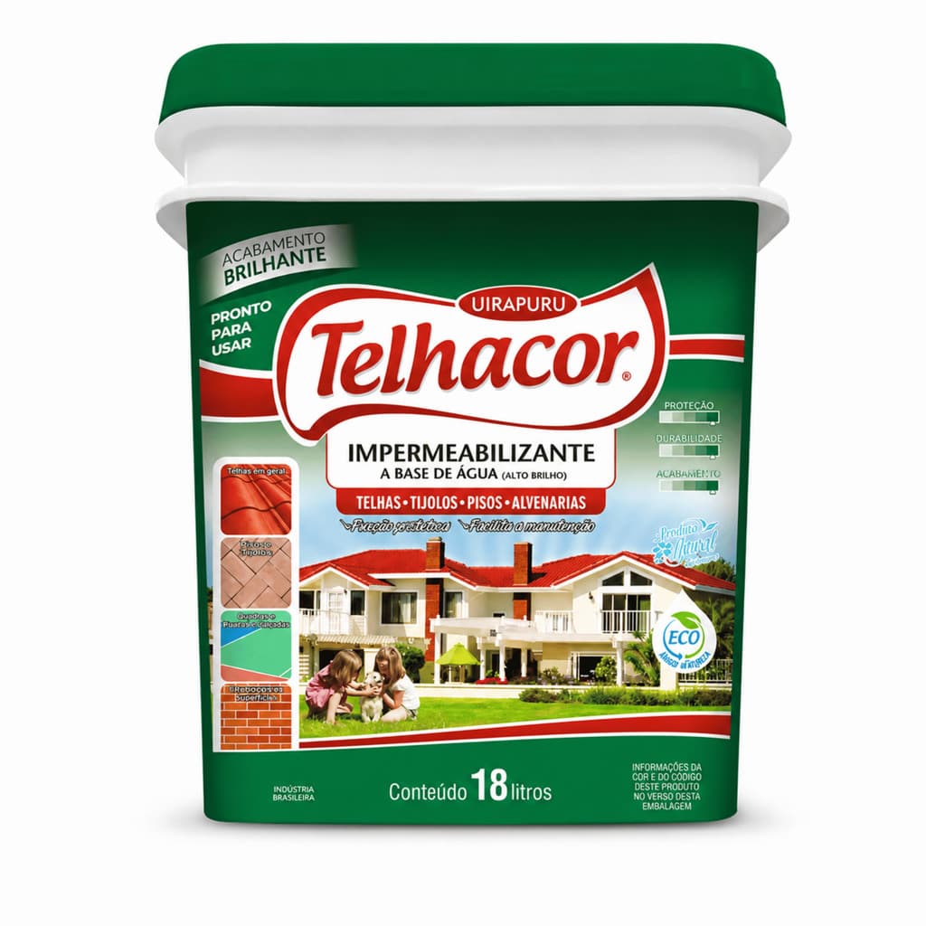 Resina Impermeabilizante 18L Telhacor Proteção
