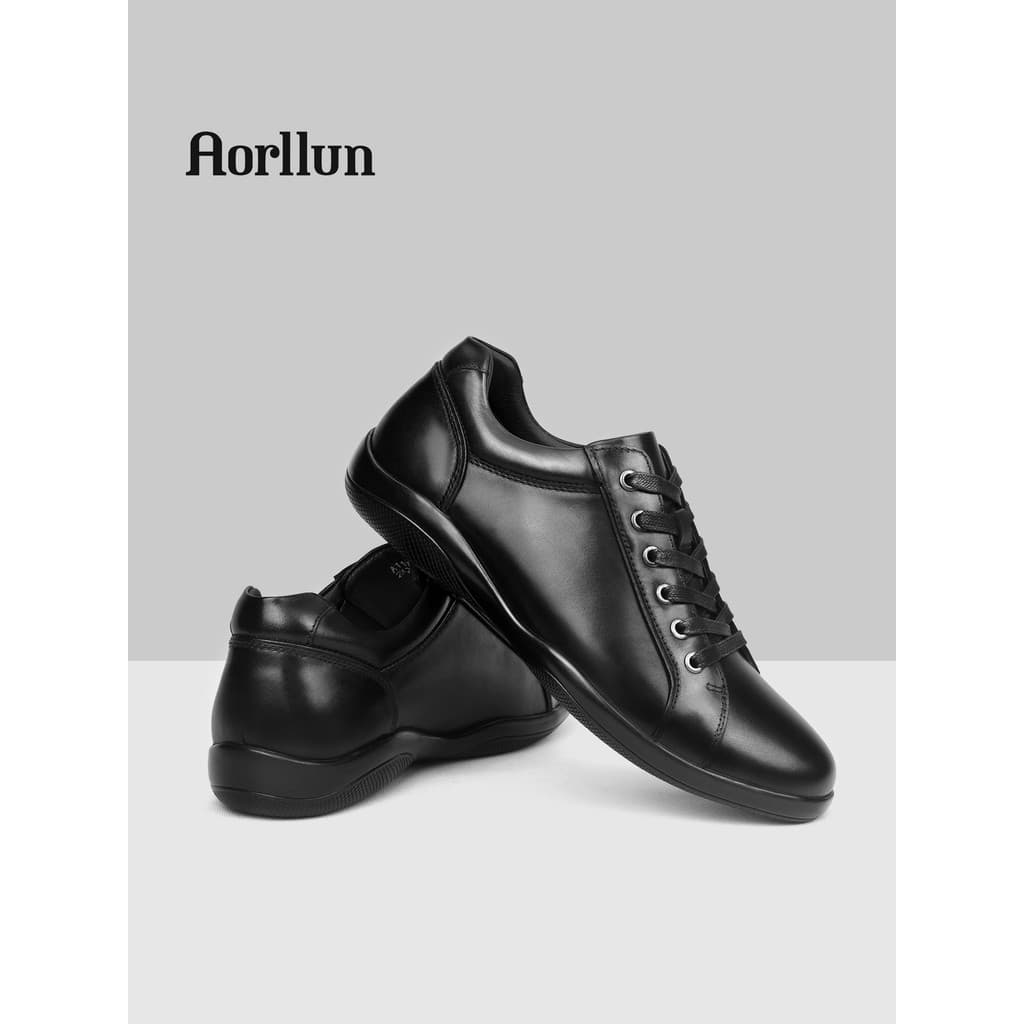 Sapatos masculinos de couro genuíno casual outono novo estilo sola macia Commuter rendas sola de borracha primeira camad