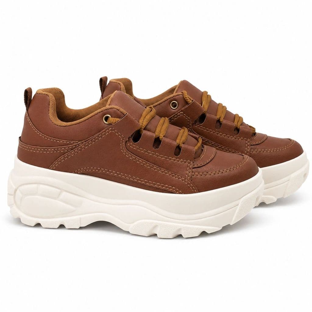 Tênis Plataforma Feminino Bufalo London