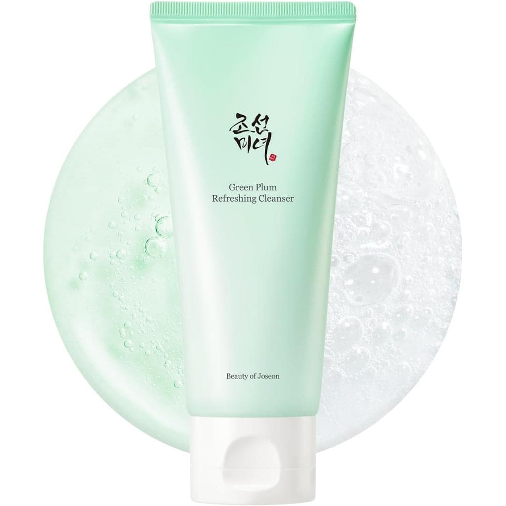 Gel de Limpeza Refrescante de Ameixa Verde, Limpeza Profunda dos Poros, Sabonete Facial para Acne, Removedor de Cravos p