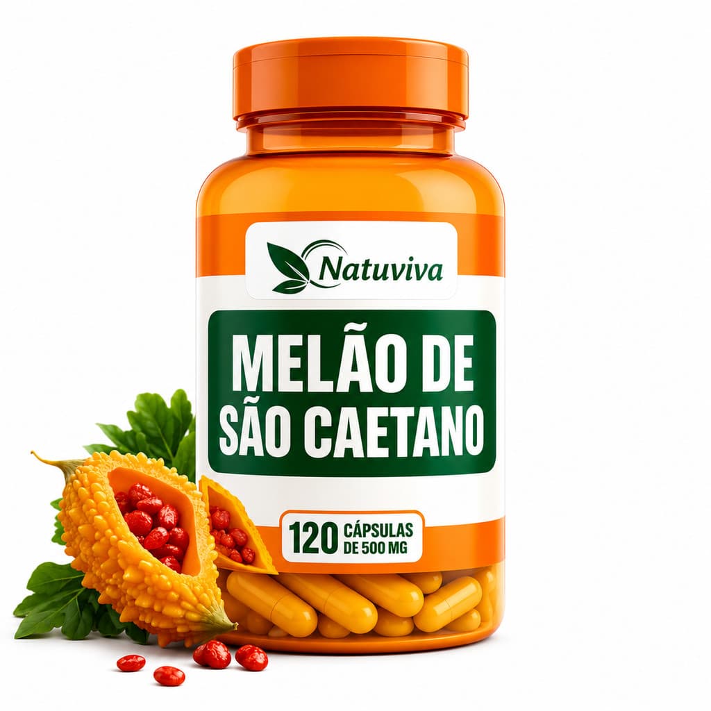 Natuvitae Melão de São Caetano 120 Cápsulas 500mg Apoio Natural ao Equilíbrio da Glicose