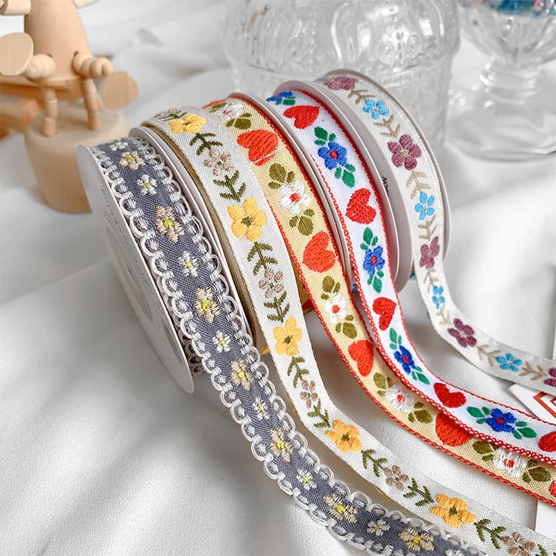 Estilo Retro americano fita fita fita artesanal arco acessórios para o cabelo embalagem presente decoração ren