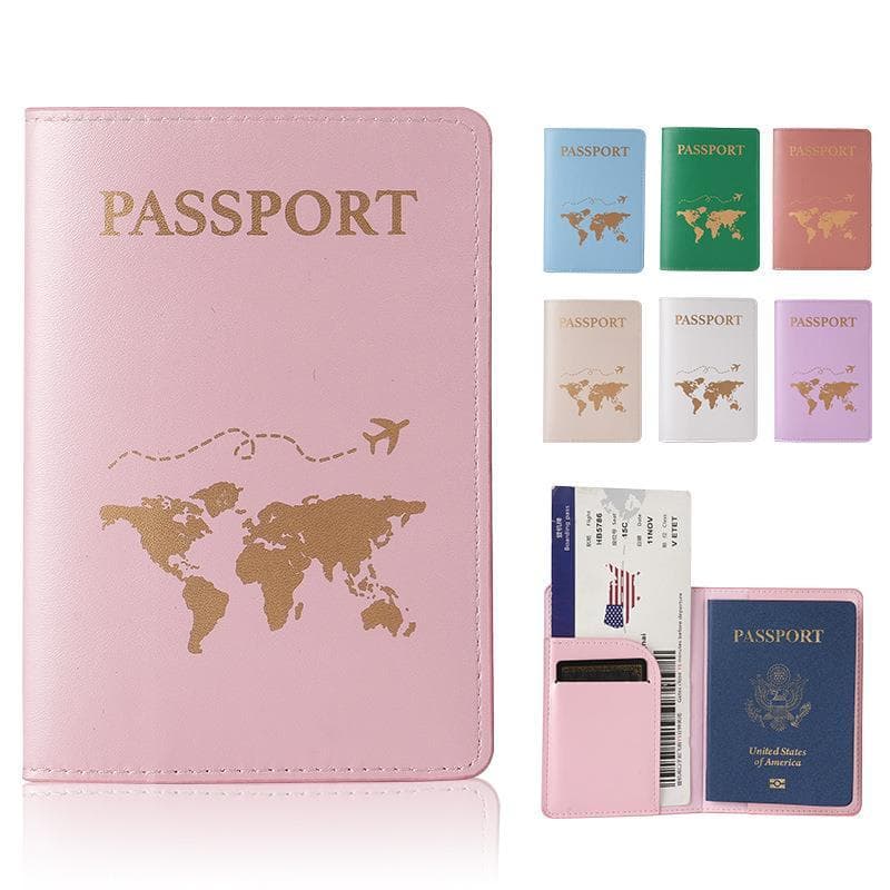 Titular do passaporte de couro casal novo estilo presente de casamento saco de documentos de viagem passaporte caso prot