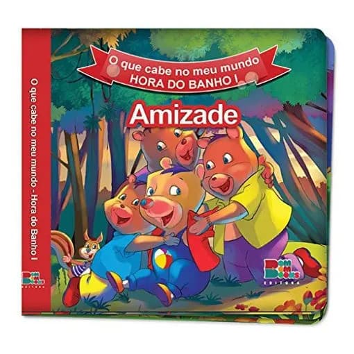Livro De Banho Compreensão Ou Amizade, Bombom Books