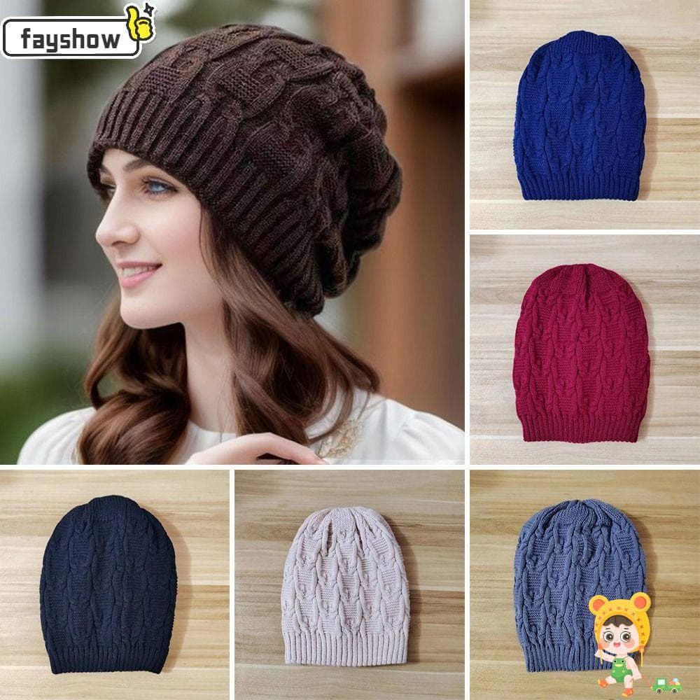 Chapéus De Inverno FAYSHOW , Gorros Engrossados Para Manter O Calor , Proteção Os Ouvidos Ao Ar Livre , Chapéu De Malha