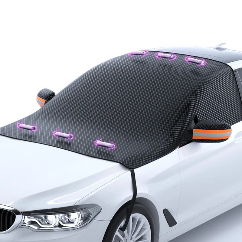 Capa Magnética para Para-brisa de Carro, Protetor Impermeável e à de Neve, Acessório Externo para Carro