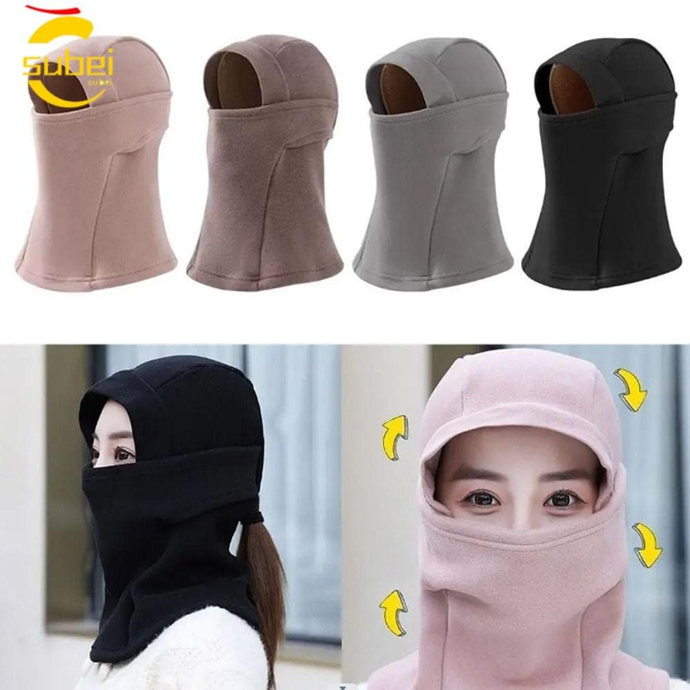 Chapéu De Inverno SUBEI , Balaclava Quente E Grossa Para Proteção De Ouvido , Chapéus De Ciclismo À Prova De Vento Frio