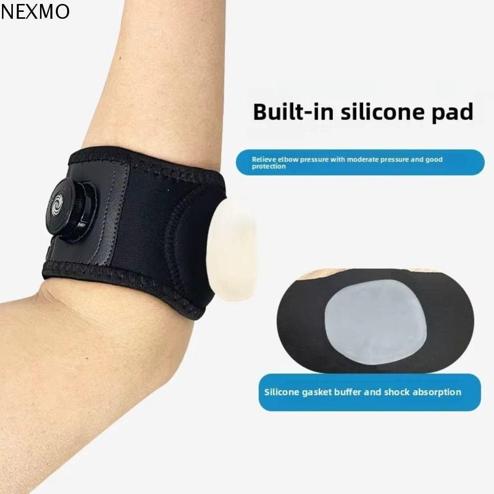 Faixa De Suporte De Braço NEXMO , Cinta De Cotovelo De Tênis Espessa Ajustável Com Botão Badminton De Amortecimento