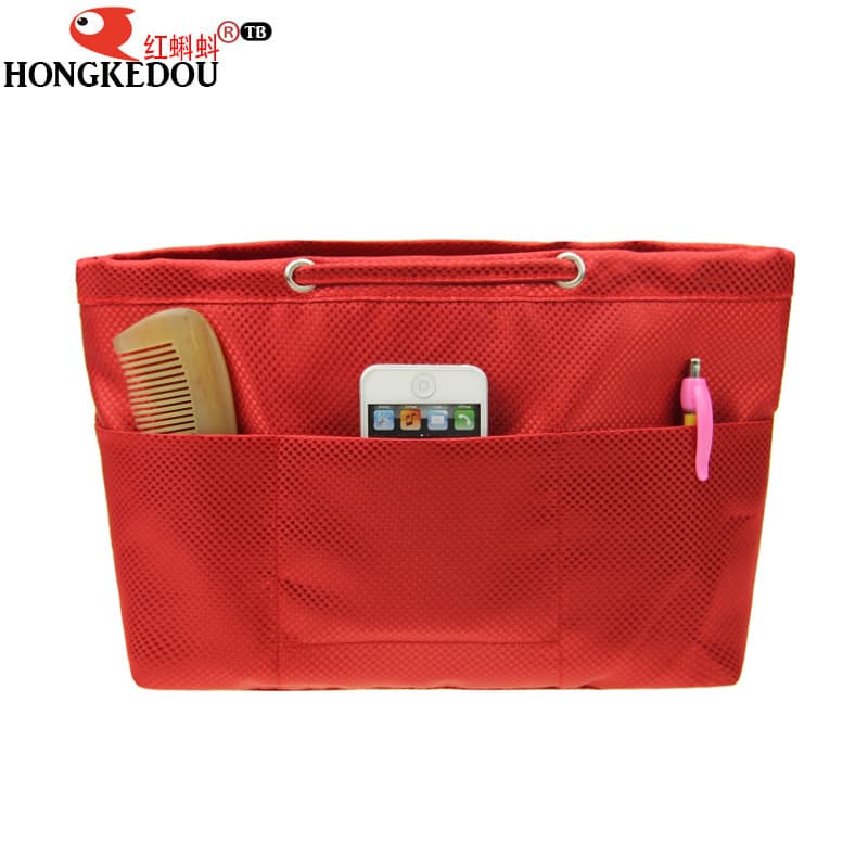 À prova dwaterproof água náilon estilo longo saco em saco forro saco de armazenamento organizador saco de cosméticos de