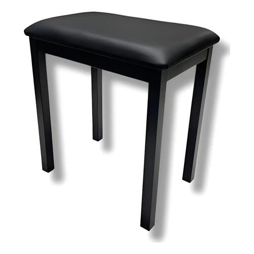 Banco Banqueta Teclado Piano Forza Q90h Com Assento Estofado Preto