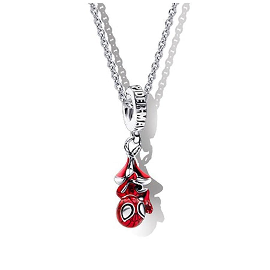 Colar com Pingente do Homem-Aranha da Marvel, Acessórios de Moda para Homens e Mulheres FDHM
