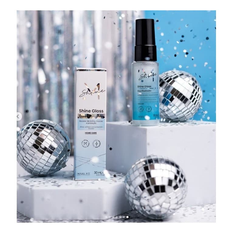 Finalizador Shine Gloss Óleo Profissional P/ Cabelo Maxiline