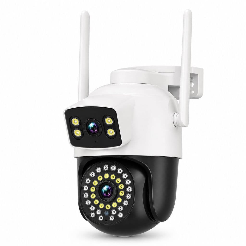 Smart Câmera Segurança WiFi Dome Full HD Externa 4G 360°