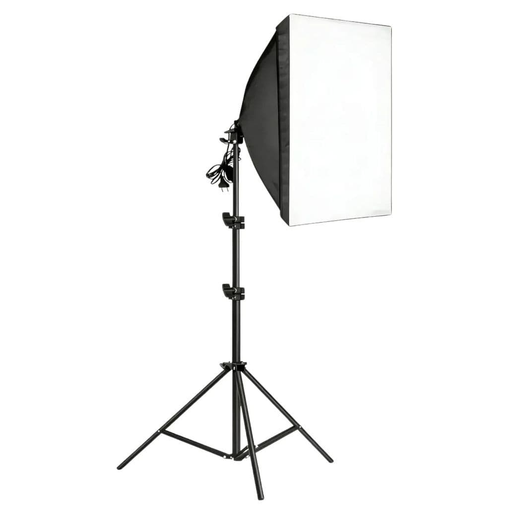 Kit Softbox 50x70 + Tripé 2m Estúdio Fotografia Iluminação