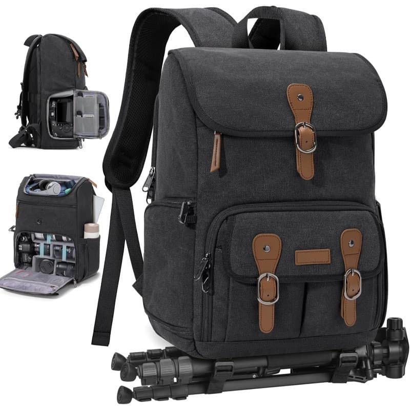 Multifuncional Canon Nikon Sony SLR Câmera Bolsa Mochila Câmera Bolsa Drone Bolsa com Tripé Capa de Chuva