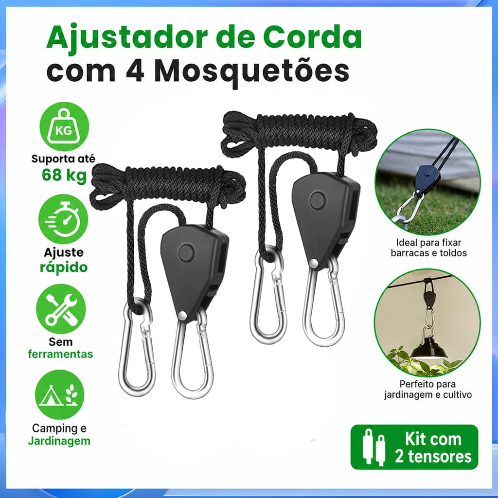 Multifuncional ajustável auto-travamento estilingue barraca de jardinagem equipamento de ventilação carga resistente @-