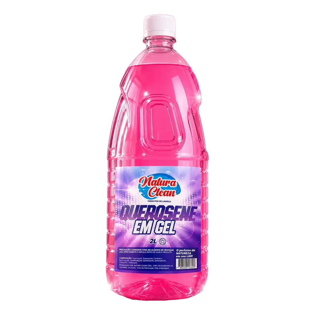 Querosene Gel Sabão Natura Clean 2 Litros