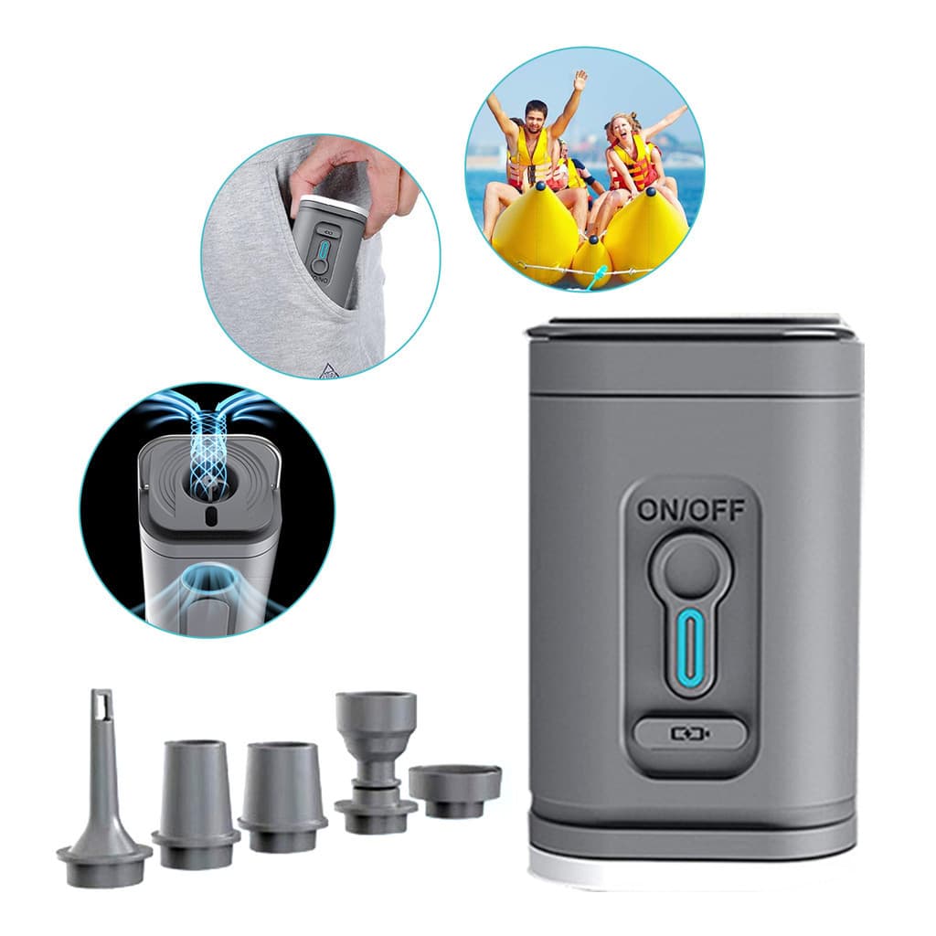 Mini Compressor de Ar Portatil Recarregavél USB Bomba De Ar Lãpião Lanterna