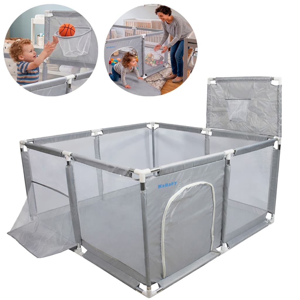 Cercado Infantil De Atividades Cesta Gol Mini Sport Kababy