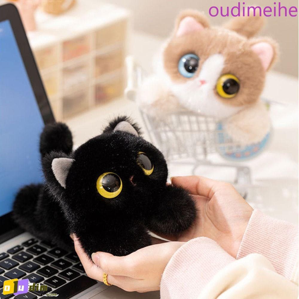 Boneca De Pelúcia De Gato De Simulação OUDIMEIHE , Brinquedo Olhos Grandes De Gatinho Realista Fofo , 20/40 Cm