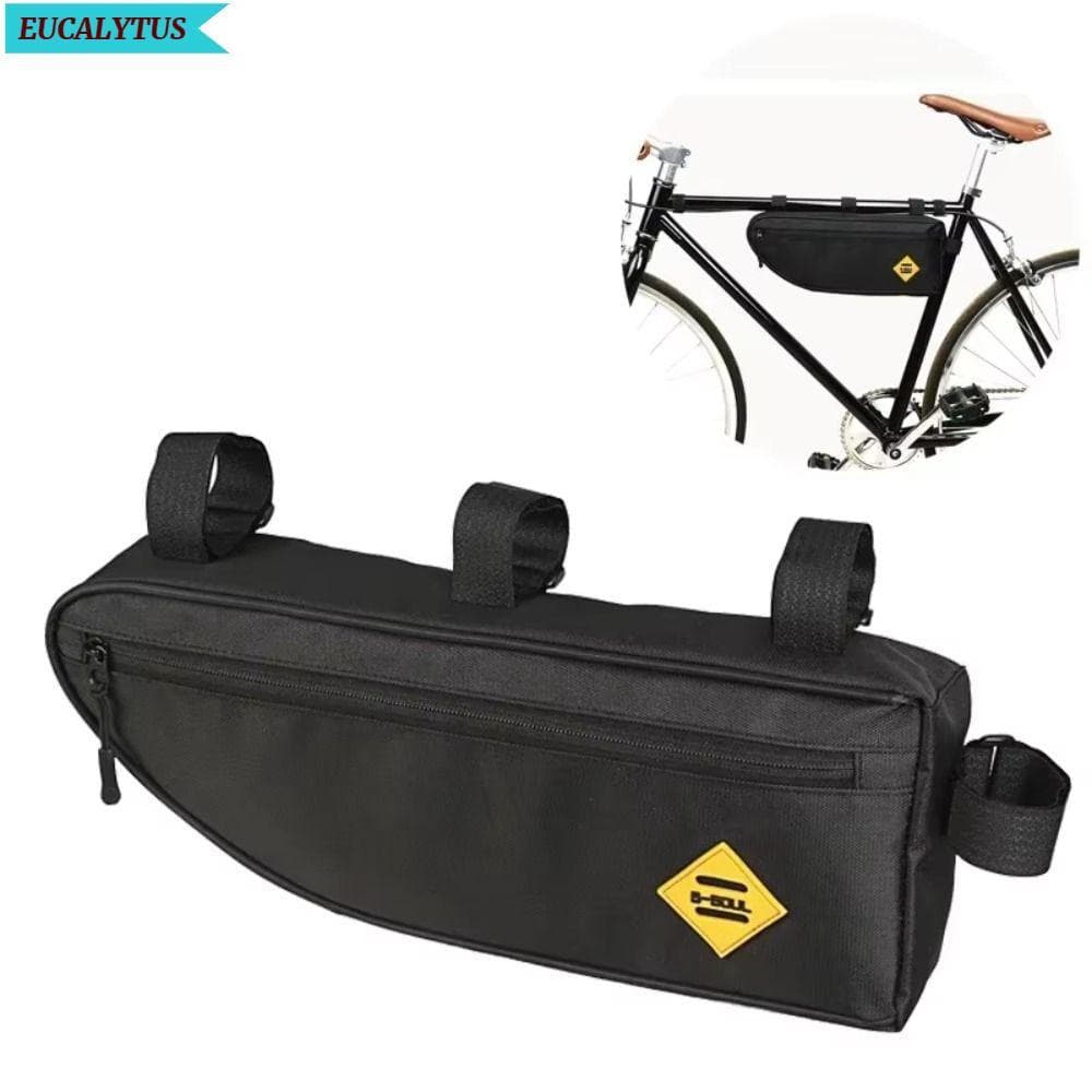 Bolsa Triangular Para Bicicleta Eucalito , Tubo Frontal Com Quadro De À Prova D'água MTB , Acessórios Ciclismo