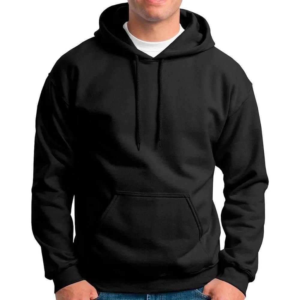 Moletom Canguru Unissex Blusa de Frio Feminino e Masculino Com Capuz Moletom Algodão