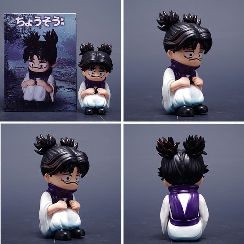 Estátua Colecionável de PVC do Personagem Jushiro Koi de "Jujutsu Kaisen" com 9,5cm para Decoração de Mesa CDXS
