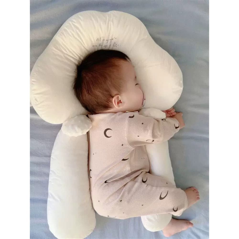 Travesseiro modelador para bebê recém-nascido, travesseiro para proteção da coluna Cervical, formato de cabeça, bebê, An